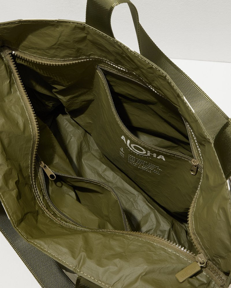 Tommy Bahama | Aloha Collection Shade Day Tripper Tote / Creme/Olive