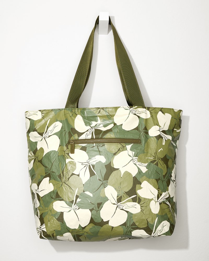 Tommy Bahama | Aloha Collection Ginger Camo Day Tripper Tote / Scope/Olive