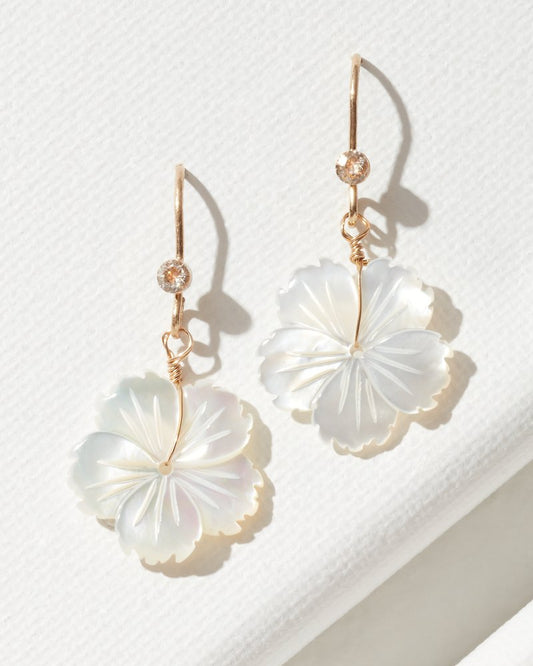 Tommy Bahama | Island Essence Hibiscus Drop Earrings / Gold