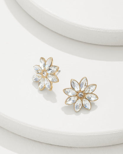 Tommy Bahama | Tidal Treasure Floral Stud Earrings / Gold