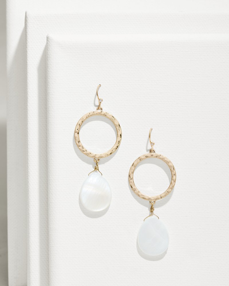 Tommy Bahama | Indigo Shore Mother of Pearl Teardrop Earrings / Gold