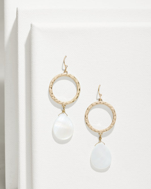 Tommy Bahama | Indigo Shore Mother of Pearl Teardrop Earrings / Gold