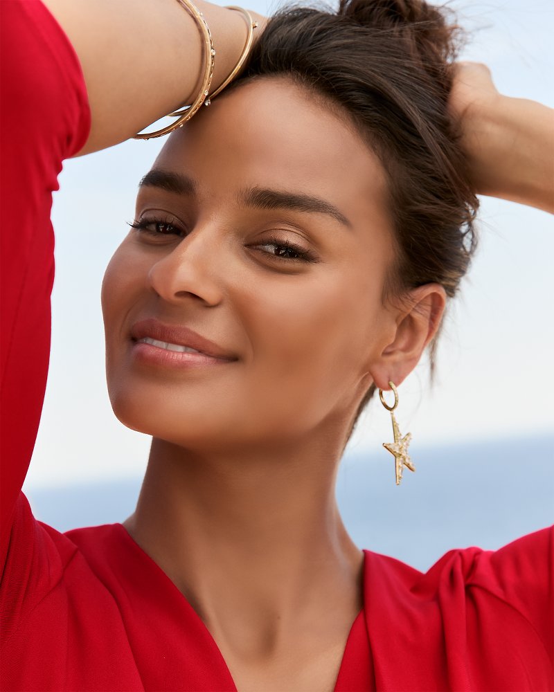 Tommy Bahama | Moments in Paradise Star Drop Earrings / Gold