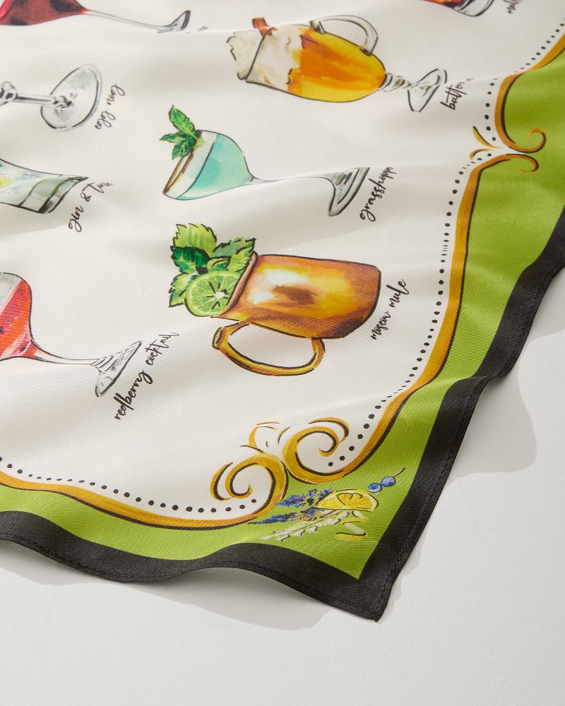 Tommy Bahama | Cocktail Hour Silk Bandana / Citrus Twist