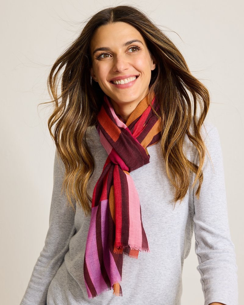 Tommy Bahama | Color Happy Wrap Scarf / Port
