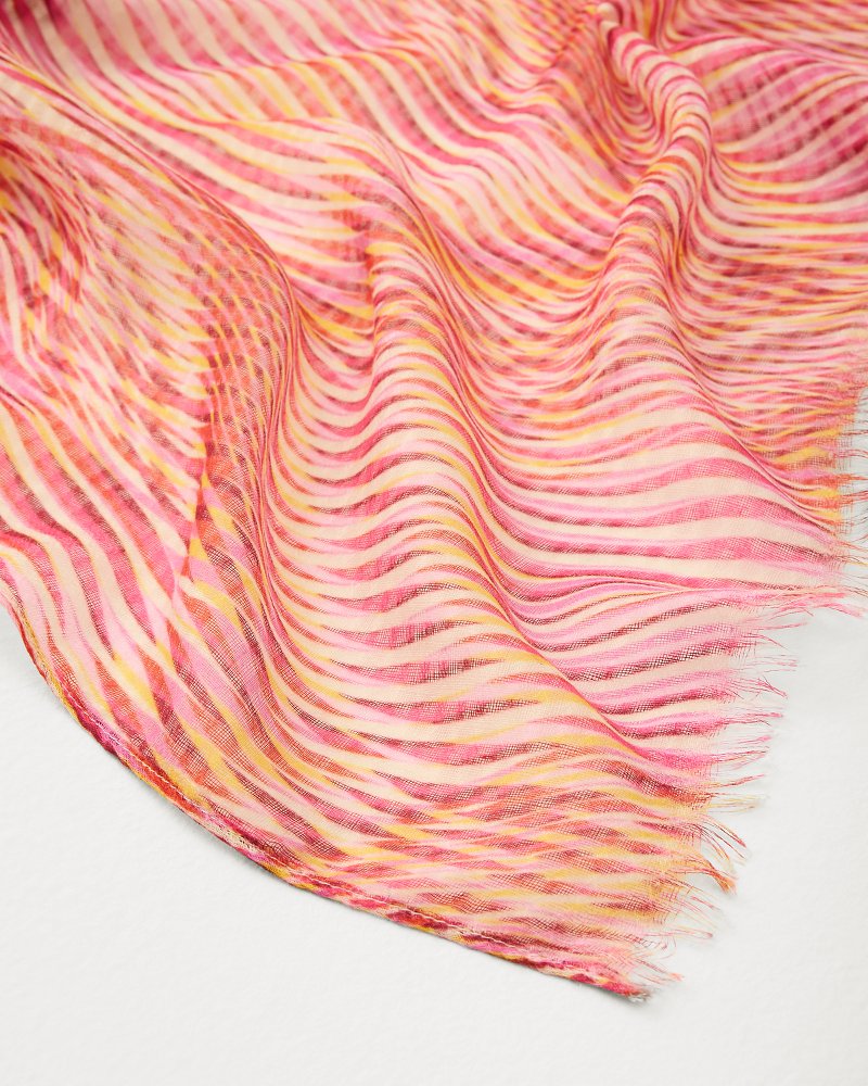 Tommy Bahama | Hazy Wavy Wrap Scarf / Dahlia