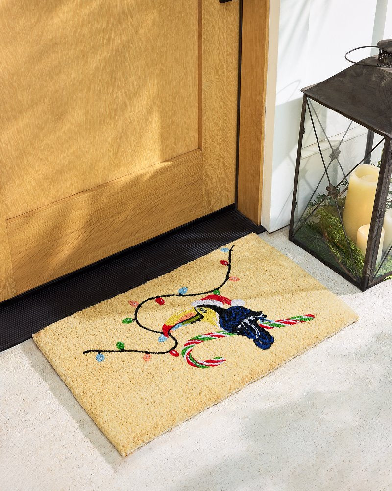 Tommy Bahama | Santa's Toucan Coir Door Mat / Multicolor
