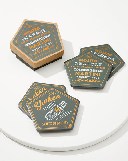 Tommy Bahama | Cocktail Coasters—Set of 4 / Multicolor