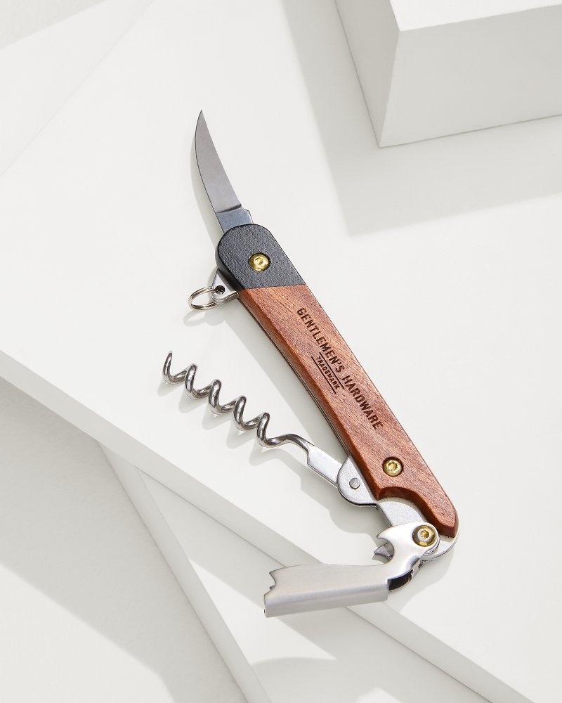 Tommy Bahama | Waiter's Friend Bottle Opener Multi Tool / Natural