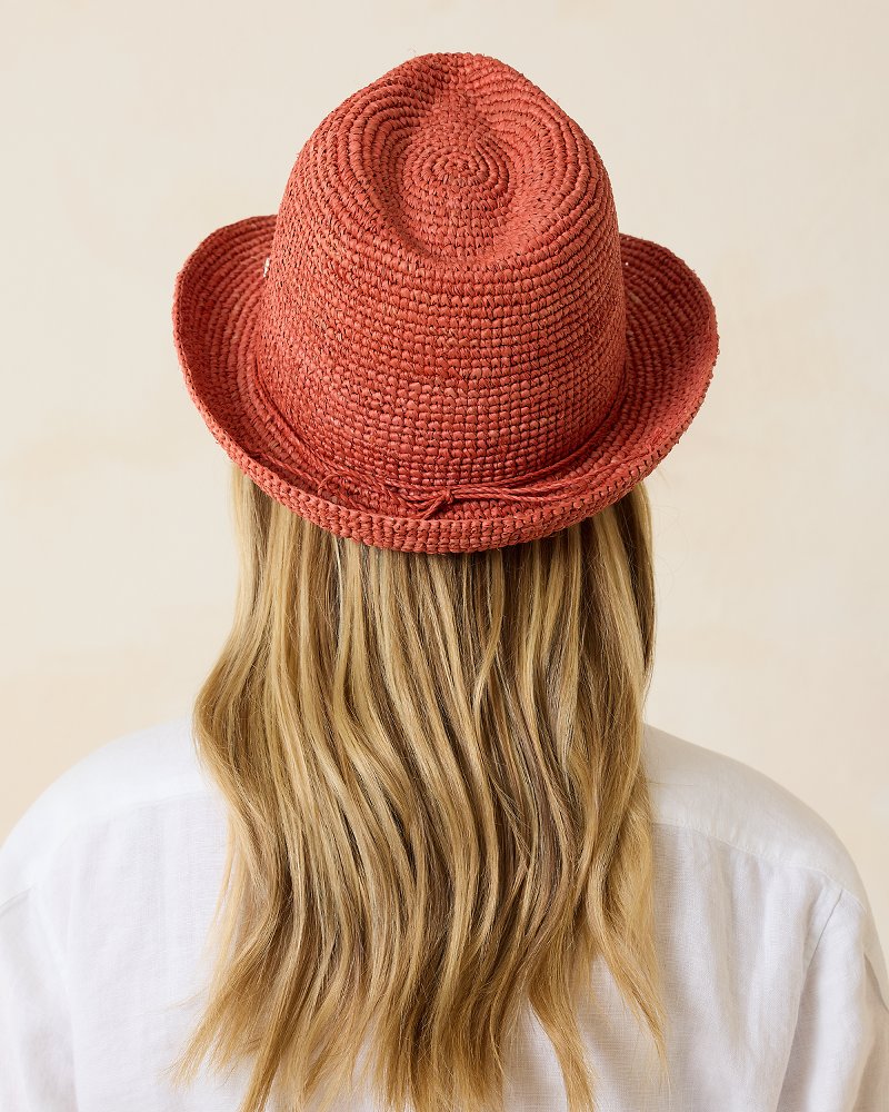Tommy Bahama | Gigi Crochet Raffia Hat / Hibiscus