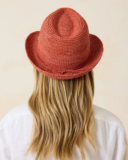 Tommy Bahama | Gigi Crochet Raffia Hat / Hibiscus