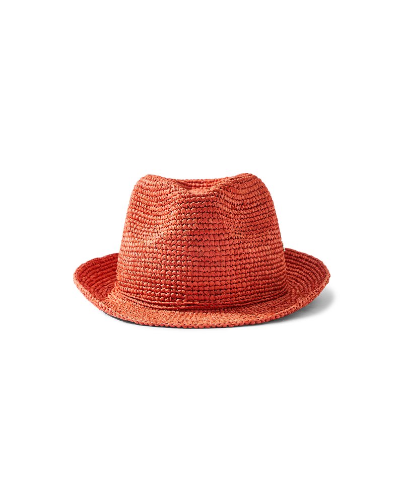 Tommy Bahama | Gigi Crochet Raffia Hat / Hibiscus