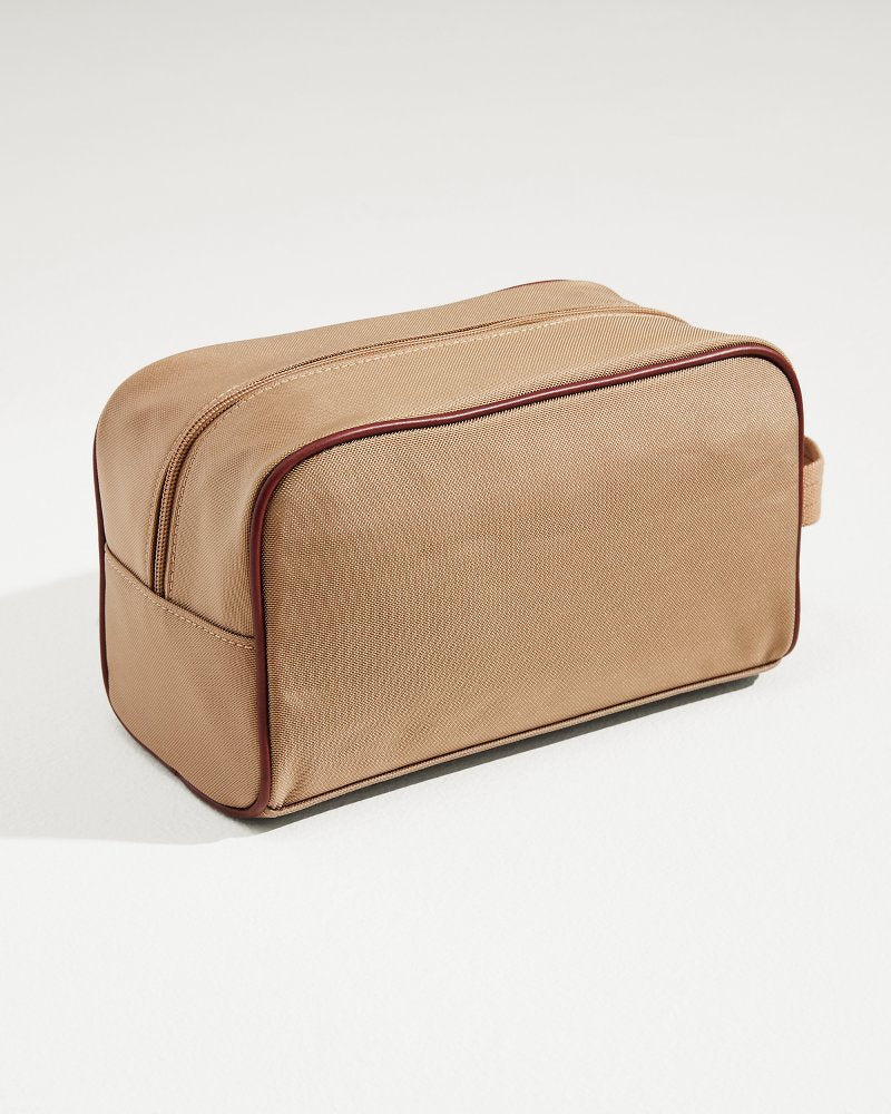 Tommy Bahama | Tommy Bahama Tonal Nylon Toiletry Bag / Khaki