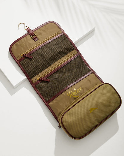 Tommy Bahama | Tommy Bahama Nylon Hanging Dopp Kit / Khaki
