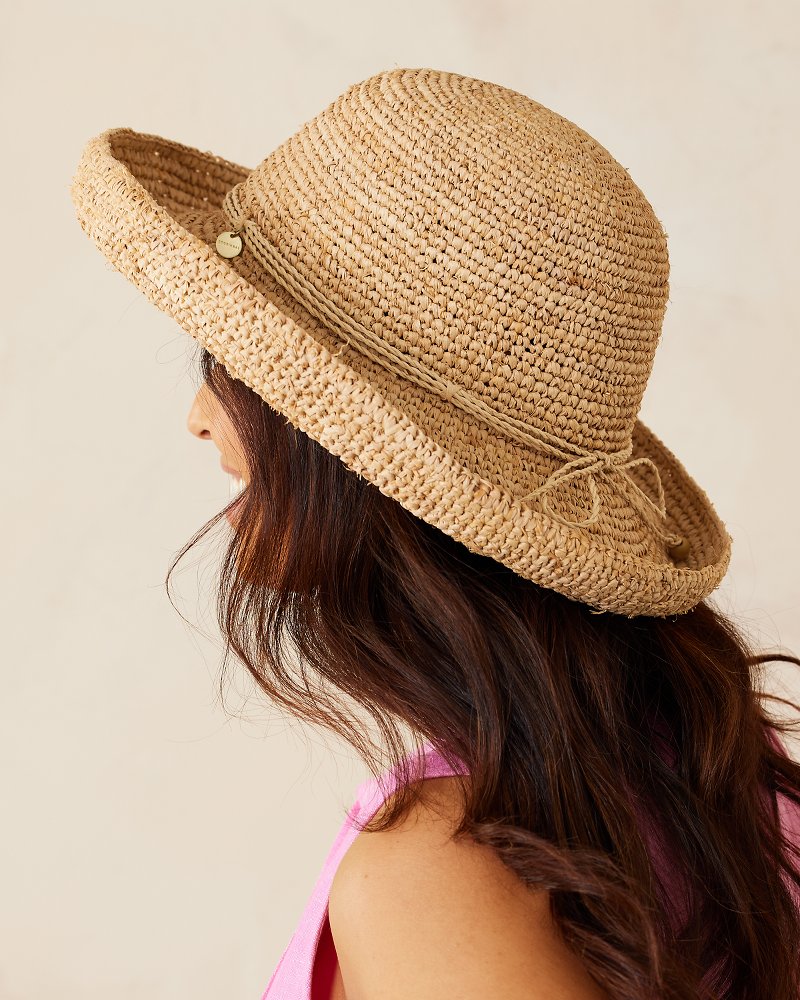 Tommy Bahama | Maria Packable Raffia Upturn Hat / Natural