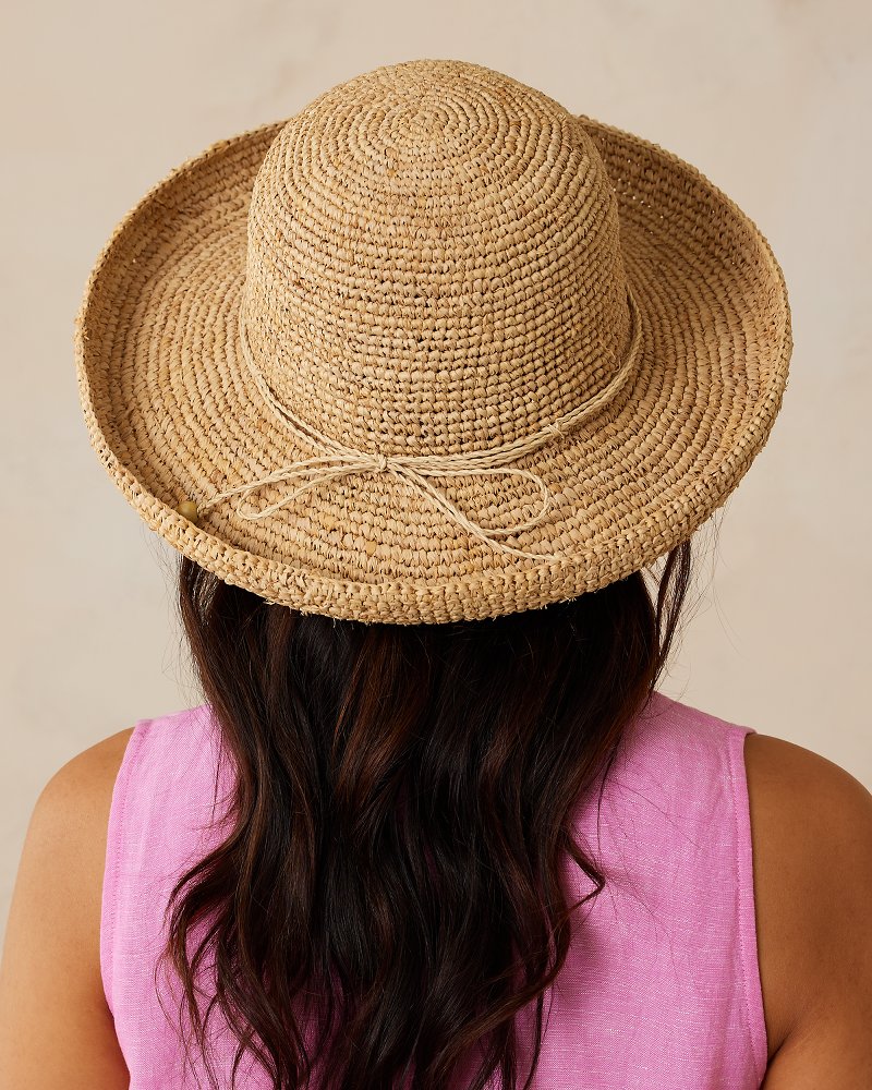 Tommy Bahama | Maria Packable Raffia Upturn Hat / Natural