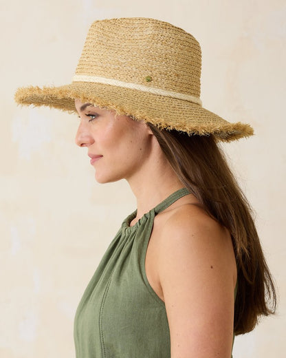 Tommy Bahama | Brighton Fringe Brim Raffia Hat / Natural