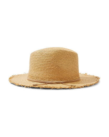 Tommy Bahama | Classic Packable Hat with Fringe / Toasted Tan