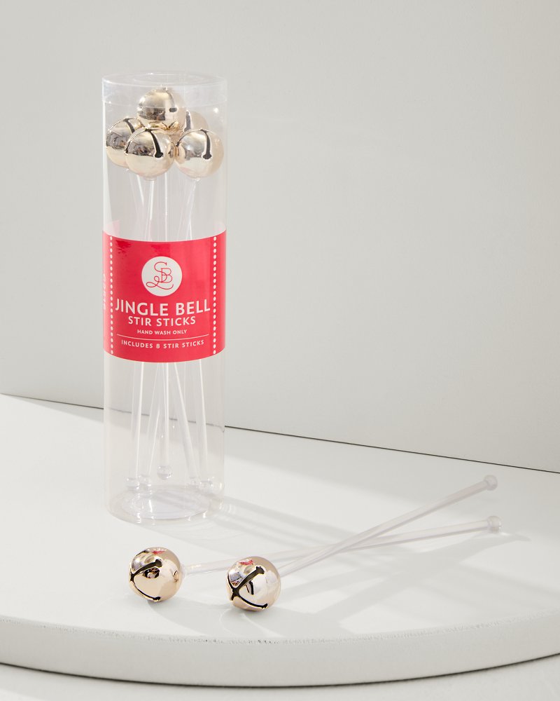Tommy Bahama | Jingle Bell Stir Sticks / Gold