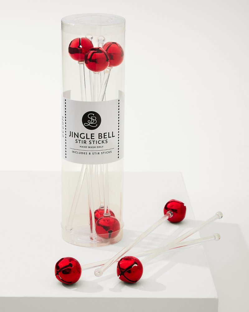 Tommy Bahama | Jingle Bell Red Stir Sticks / Red