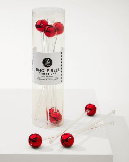 Tommy Bahama | Jingle Bell Red Stir Sticks / Red