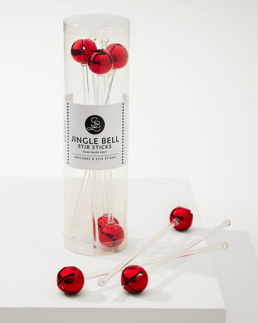Tommy Bahama | Jingle Bell Red Stir Sticks / Red