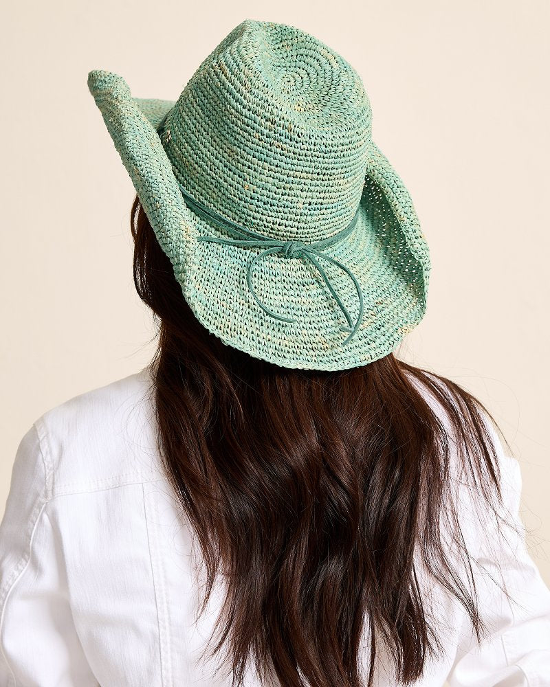 Tommy Bahama | Lai Raffia Cowboy Hat / Sea Green