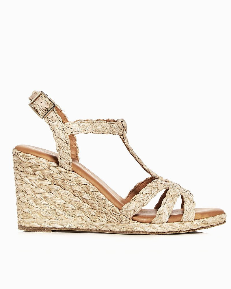 Tommy Bahama | André Assous Madina Raffia Wedges / Beige