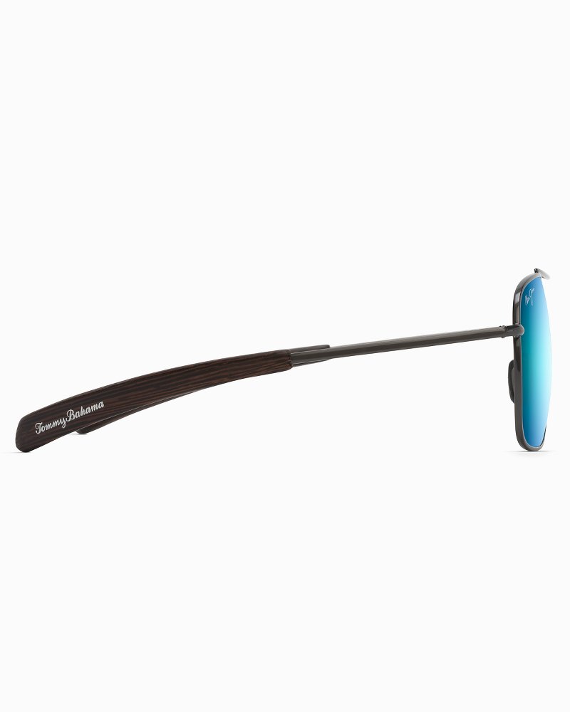 Tommy Bahama | Island Life Exclusive Sunglasses by Maui Jim® / Grey/Blue Hawaii