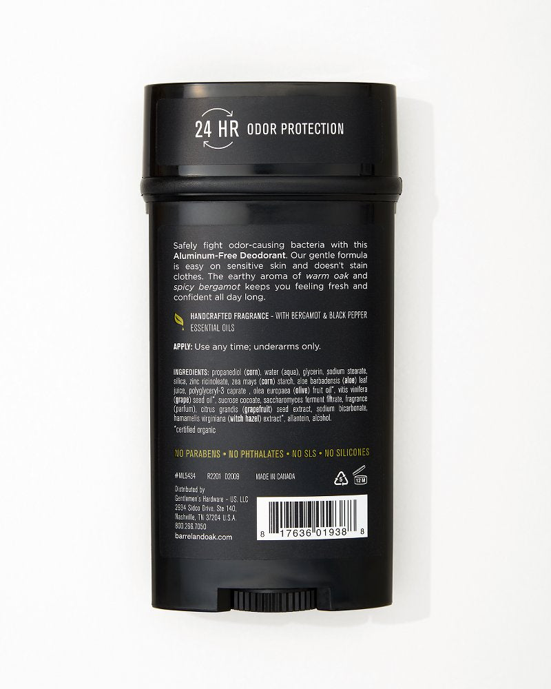 Tommy Bahama | Black Oak 24-Hour Deodorant / Black