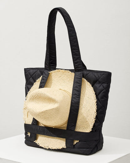 Tommy Bahama | Quilted Traveler Bag / Black