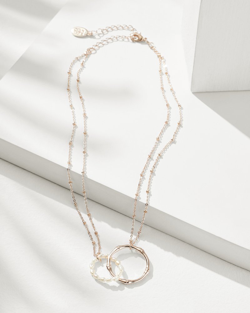 Tommy Bahama | Island Essence Rose Gold Double-Loop Necklace / Rose Gold