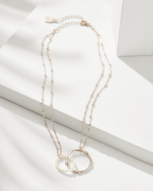 Tommy Bahama | Island Essence Rose Gold Double-Loop Necklace / Rose Gold