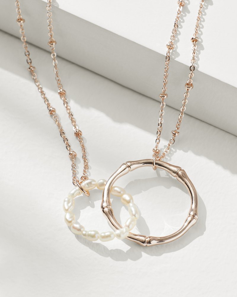 Tommy Bahama | Island Essence Rose Gold Double-Loop Necklace / Rose Gold