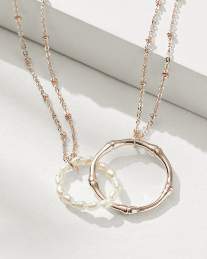 Tommy Bahama | Island Essence Rose Gold Double-Loop Necklace / Rose Gold
