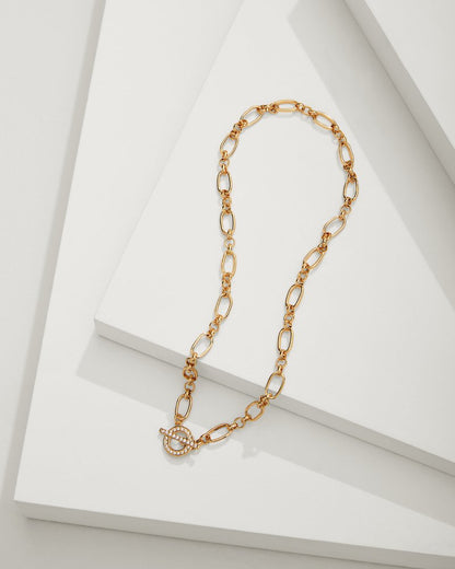 Tommy Bahama | Sanibel Island Crystal Link Necklace / Gold