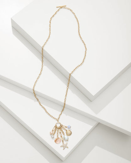 Tommy Bahama | Sanibel Island Multi-Charm Necklace / Gold
