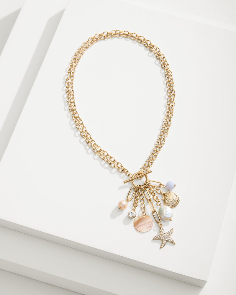 Tommy Bahama | Sanibel Island Multi-Charm Necklace / Gold