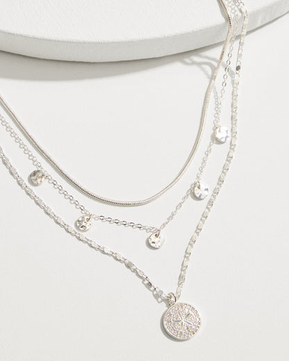 Tommy Bahama | Marco Island Layered Starfish Charm Necklace / Silver