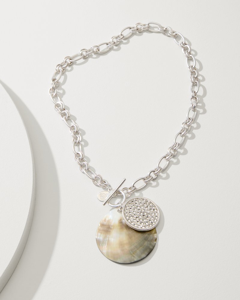Tommy Bahama | Marco Island Shell Pendant Necklace / Silver