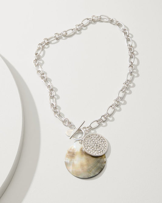 Tommy Bahama | Marco Island Shell Pendant Necklace / Silver