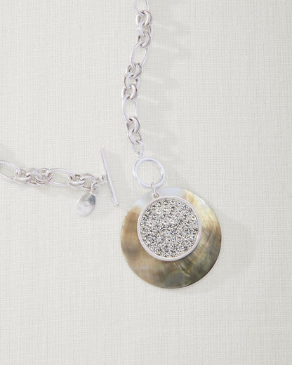 Tommy Bahama | Marco Island Shell Pendant Necklace / Silver