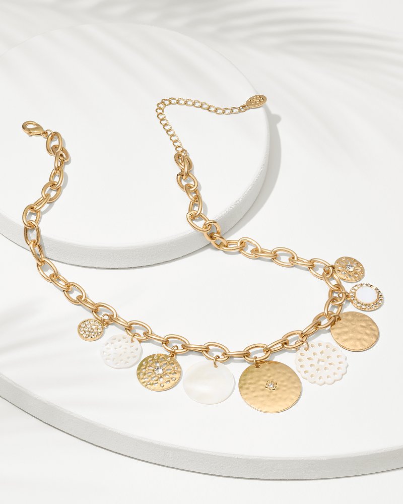 Tommy Bahama | Madeira Mother of Pearl Statement Necklace / Gold