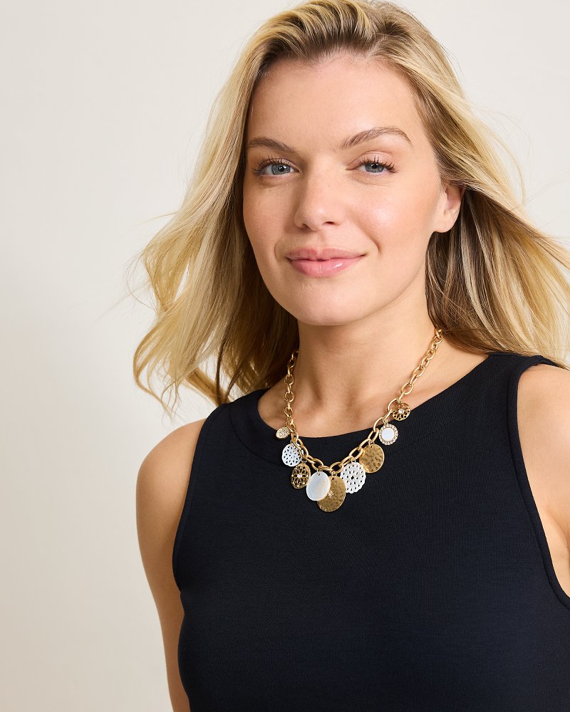 Tommy Bahama | Madeira Mother of Pearl Statement Necklace / Gold