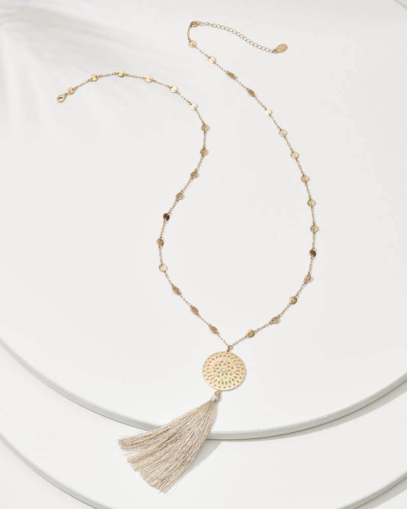 Tommy Bahama | Madeira Tassel Pendant Necklace / Gold