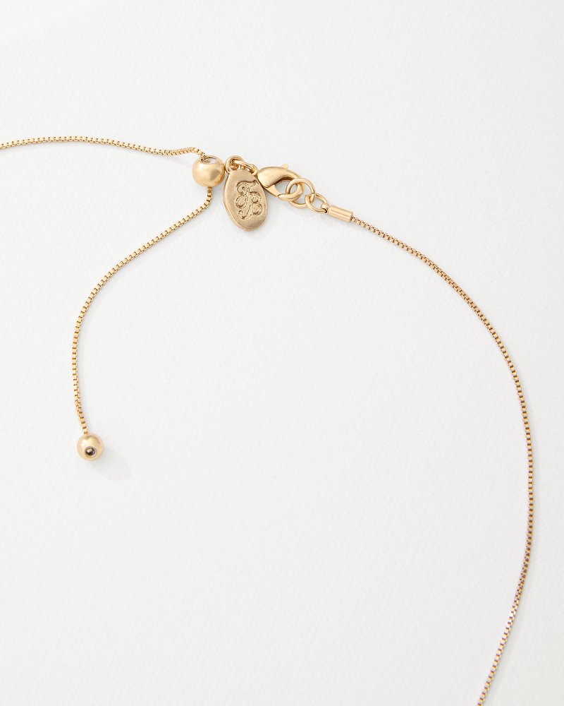 Tommy Bahama | Tidal Treasure Mother of Pearl Disc Pendant Necklace / Gold