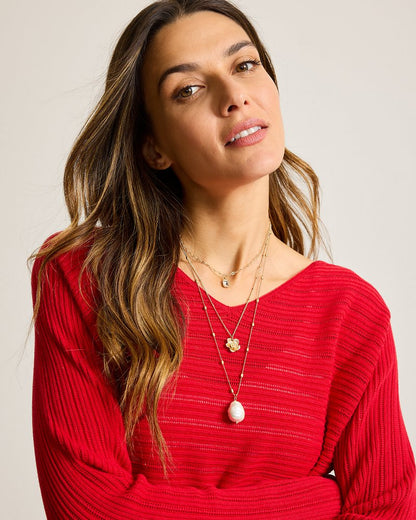 Tommy Bahama | Tidal Treasure Floral Charm Layered Necklace / Gold