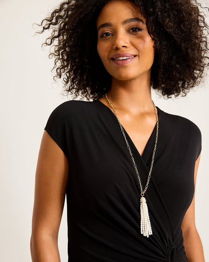 Tommy Bahama | Tidal Treasure Pearl Tassel Necklace / Gold