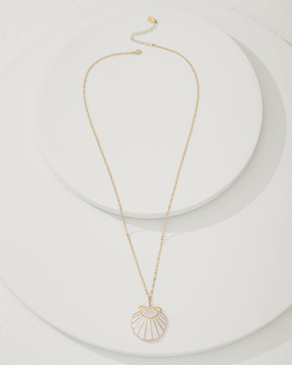 Tommy Bahama | Moments in Paradise Mother of Pearl and Shell Pendant Necklace / Gold