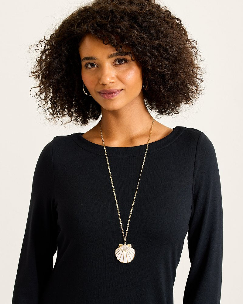 Tommy Bahama | Moments in Paradise Mother of Pearl and Shell Pendant Necklace / Gold